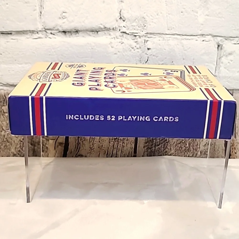 Professor Puzzle Giant/Large Playing Card Travel/Outdoor Picnic Game - NIB/NWT